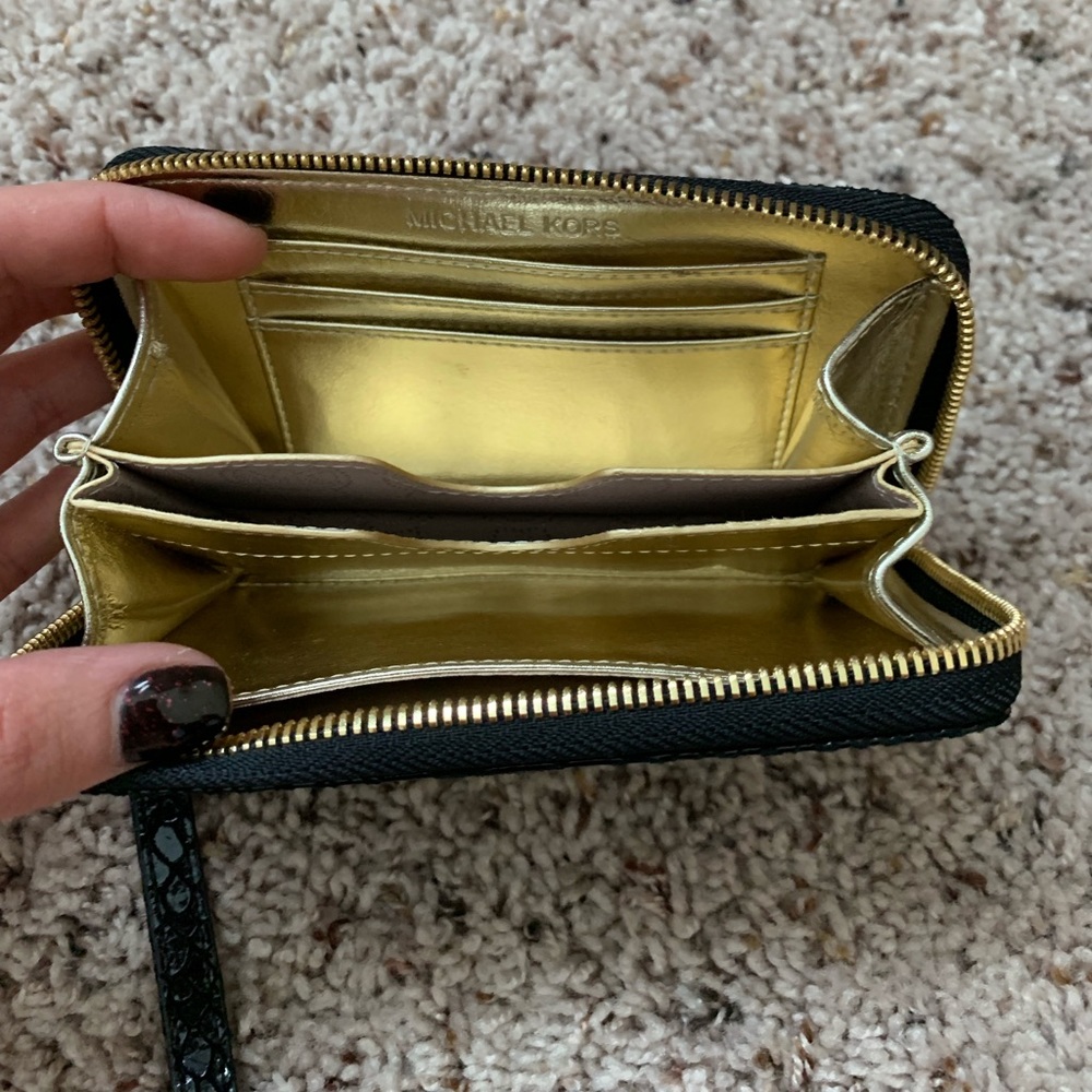 Michael Kors Black Python Wristlet - image 4